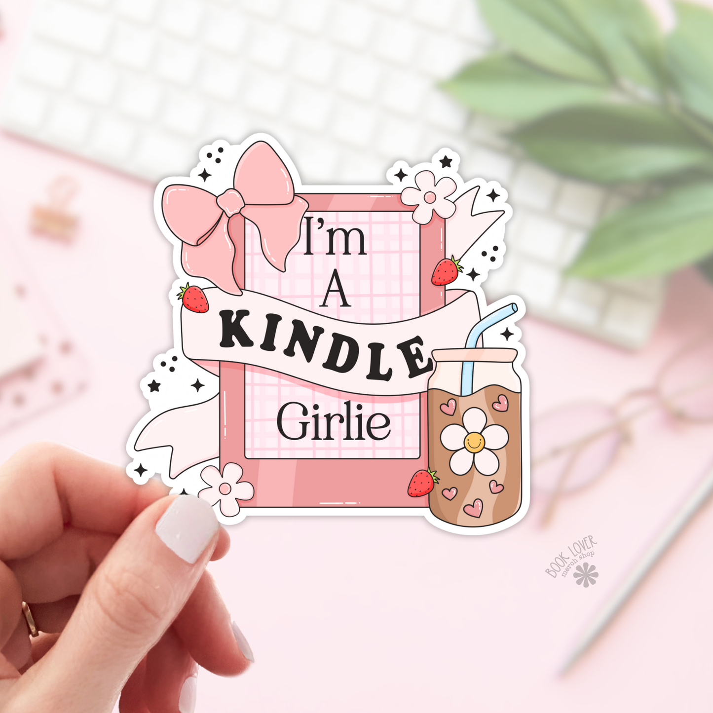I'm a Kindle Girlie Sticker