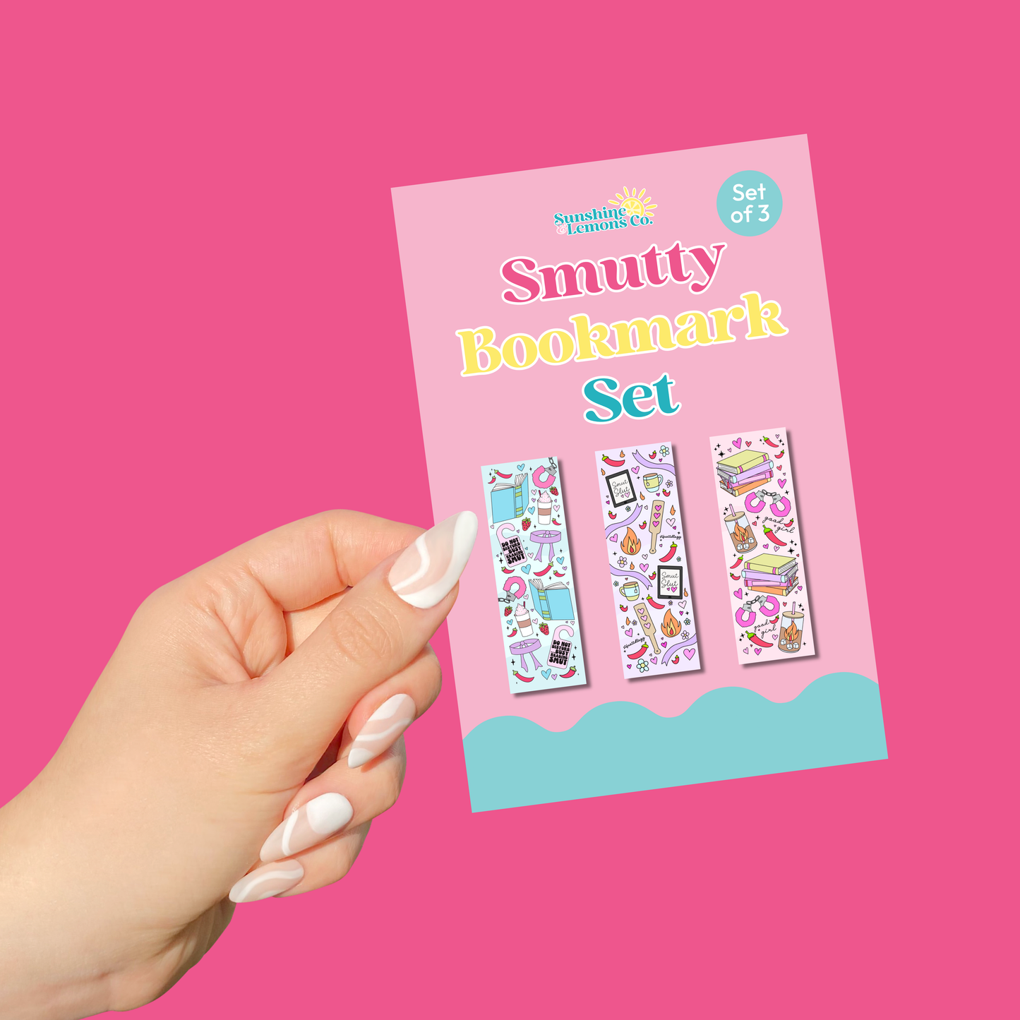 Smutty Bookmark Set- 3 Pack