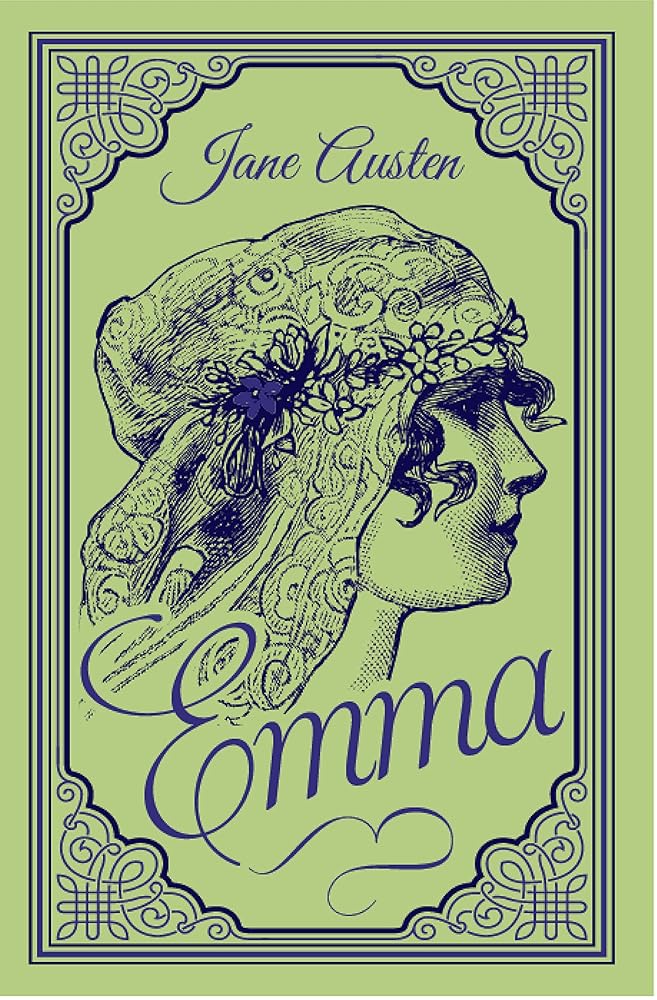 Emma, Jane Austen Classic Novel, (Coming of Age, Social Status, Marriage), Ribbon Page Marker, Perfect for Gifting cover image