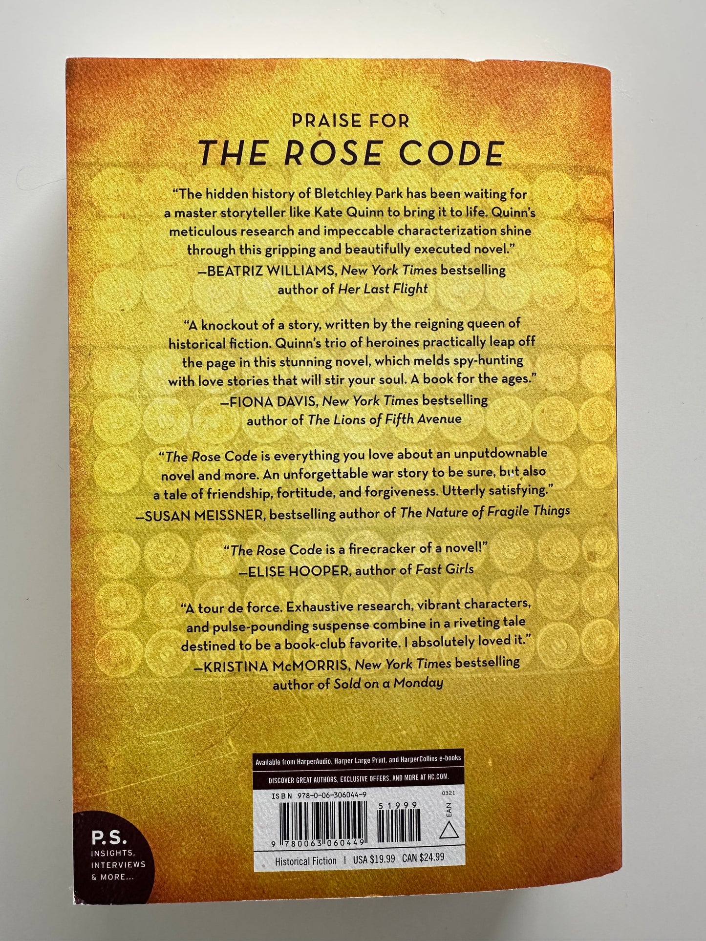 The Rose Code- Kate Quinn (Pre-Loved)