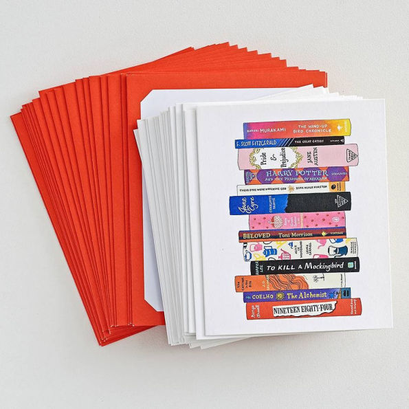 Bibliophile Notecards and Envelopes