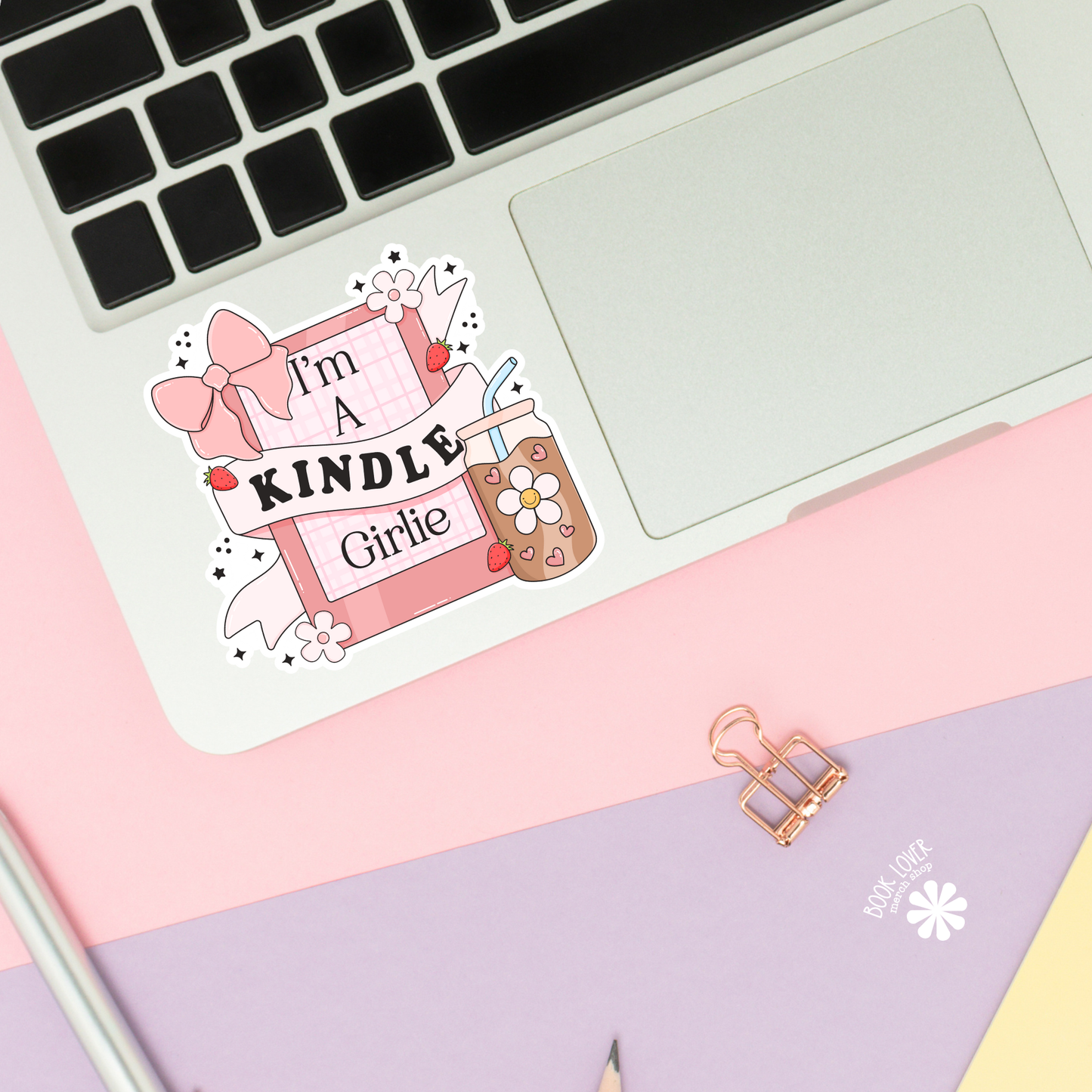I'm a Kindle Girlie Sticker