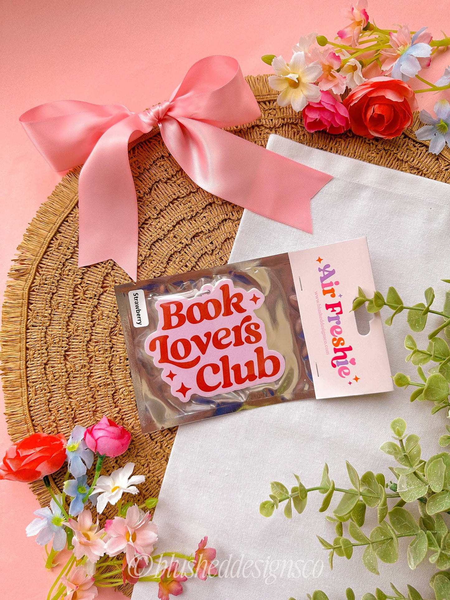 Book Lovers Club Air Freshener (Strawberry Scent)