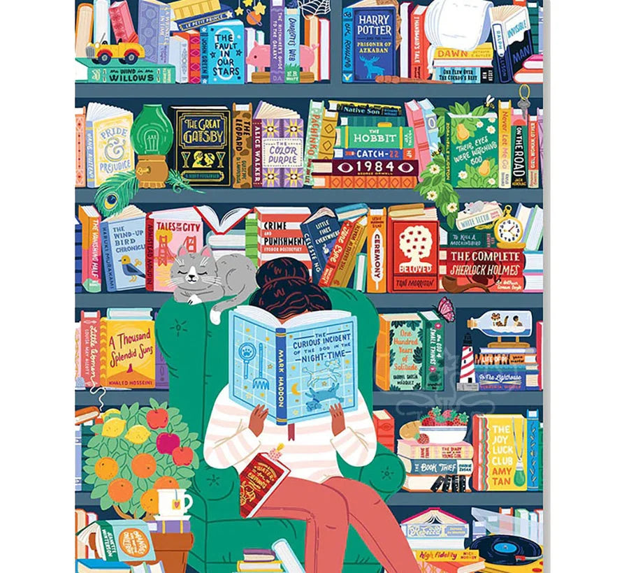 Ridley's 50 Must-Read Books of the World Bucket List Puzzle 1000pcs