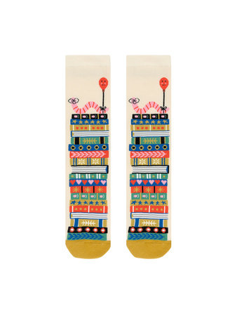 Bookworm Socks - Size Large by Out Of Print