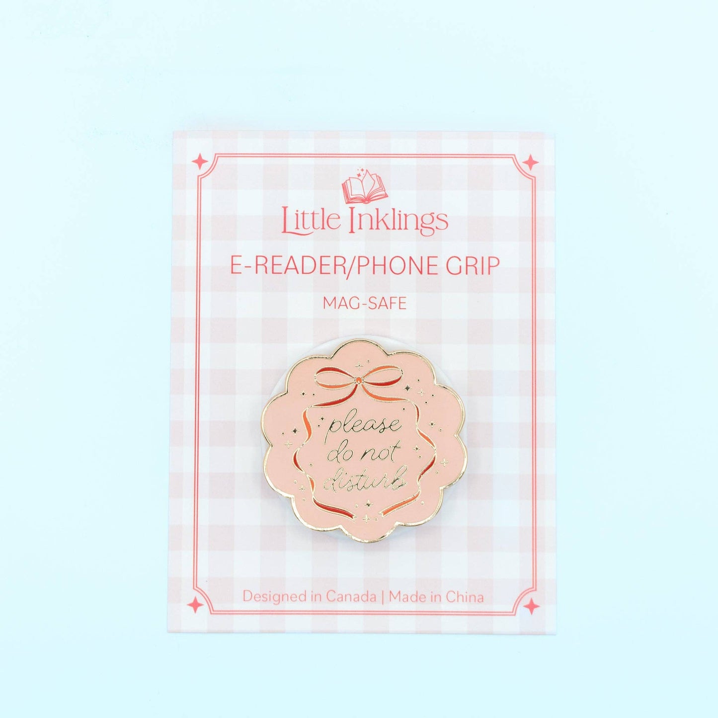 Enamel Please Do Not Disturb Phone/E-Reader Grip