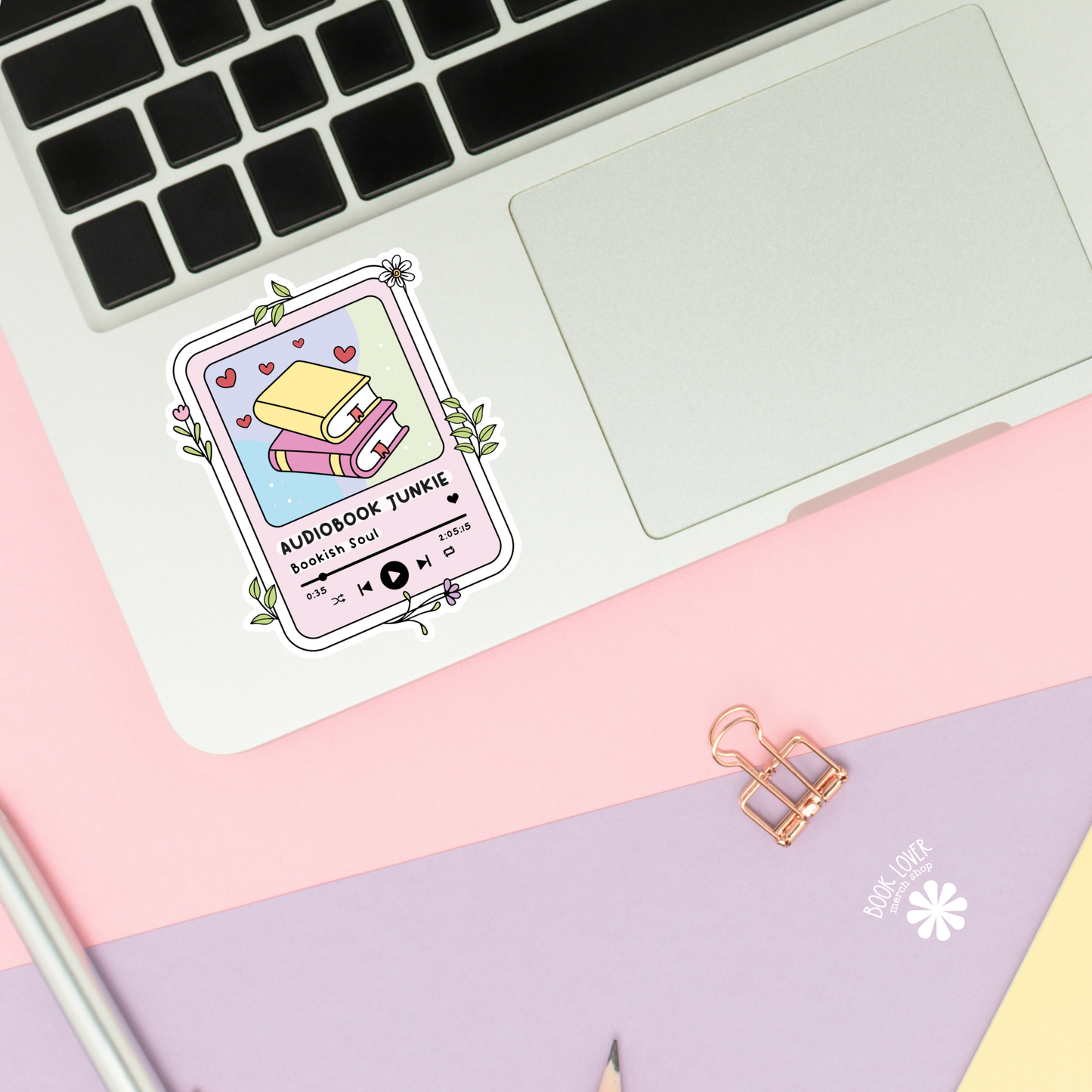 Audio Book Junkie Stickers