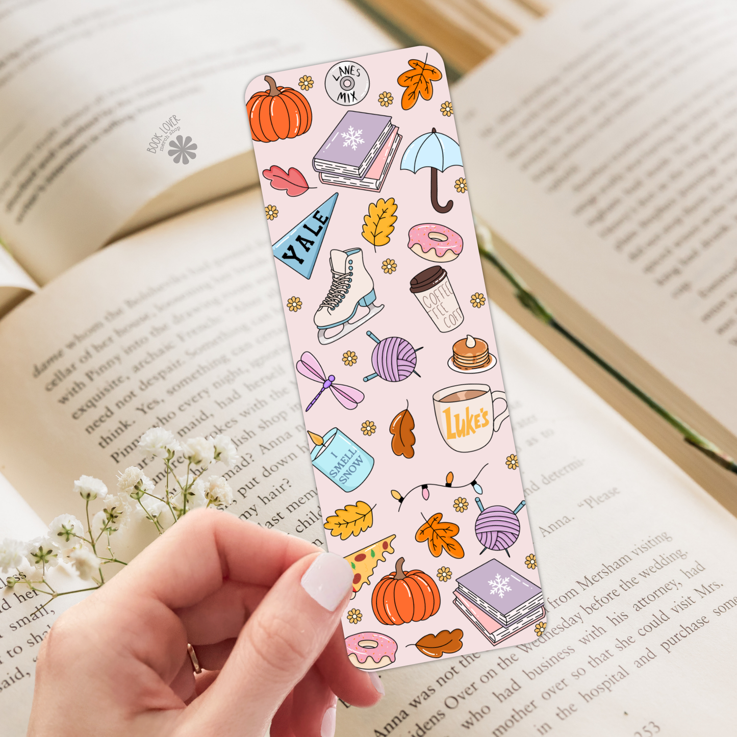 Gilmore Girls Bookmarks / Lukes Diner / Bookish Bookmark / B
