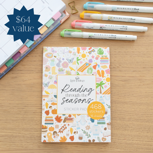 Reading Through the Seasons Sticker Pad