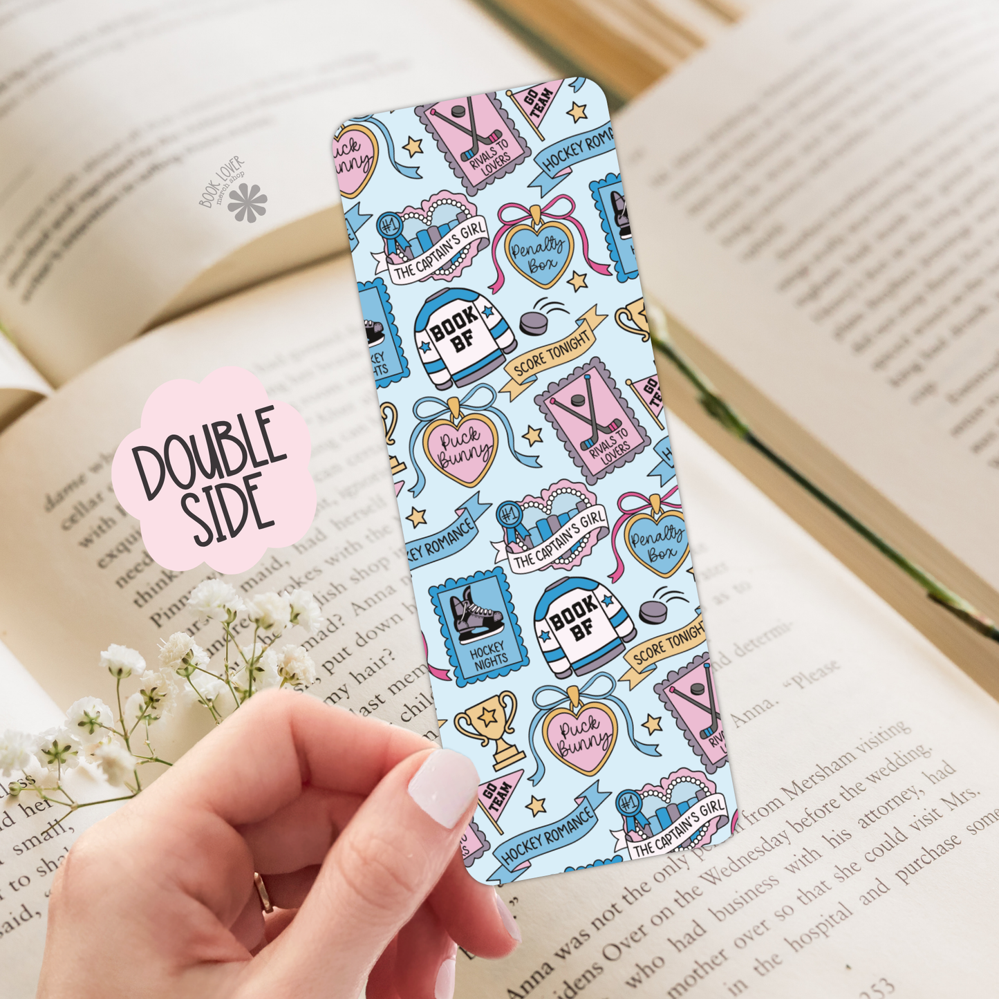 Hockey Romance Bookmark / Puck Bunny Sports Romance : Matte