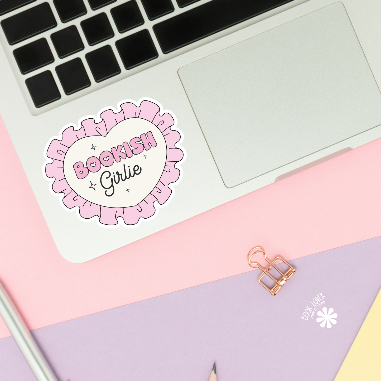 Bookish Girlie Sticker