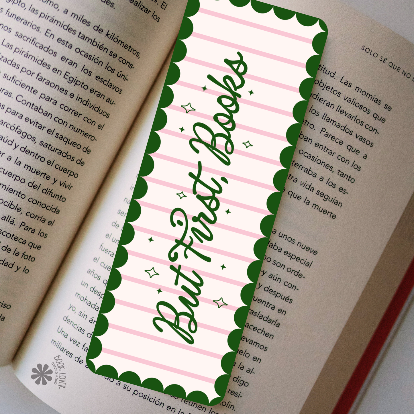 But First Books Bookmark / One more Chapter Bookish Bookmark