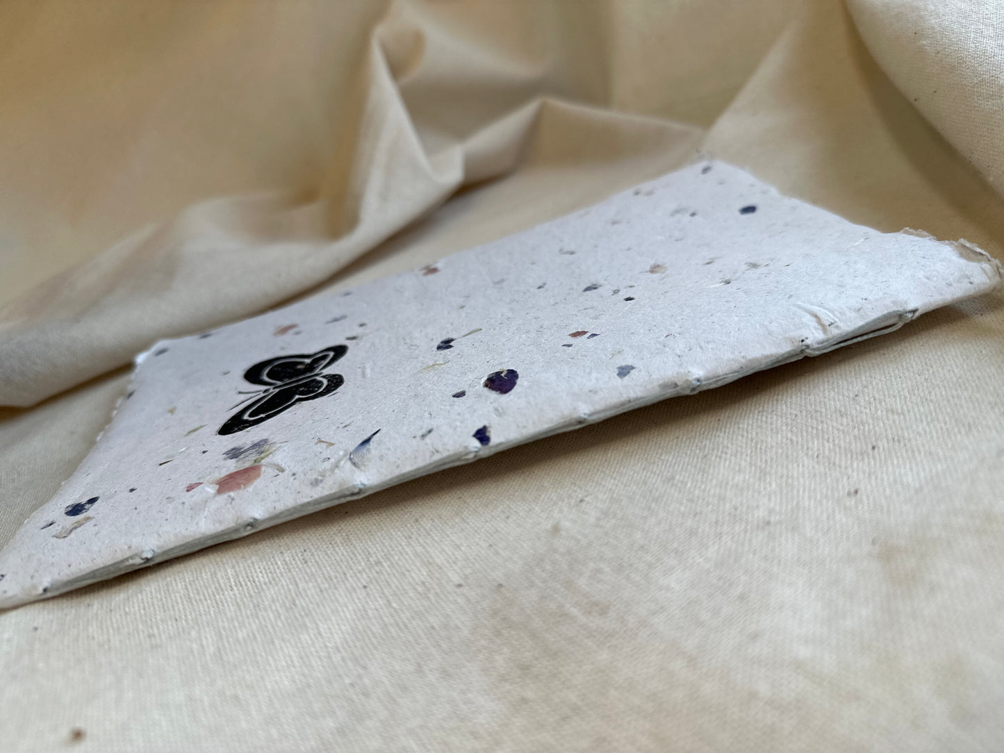 Handmade Paper Notebook- Lupins