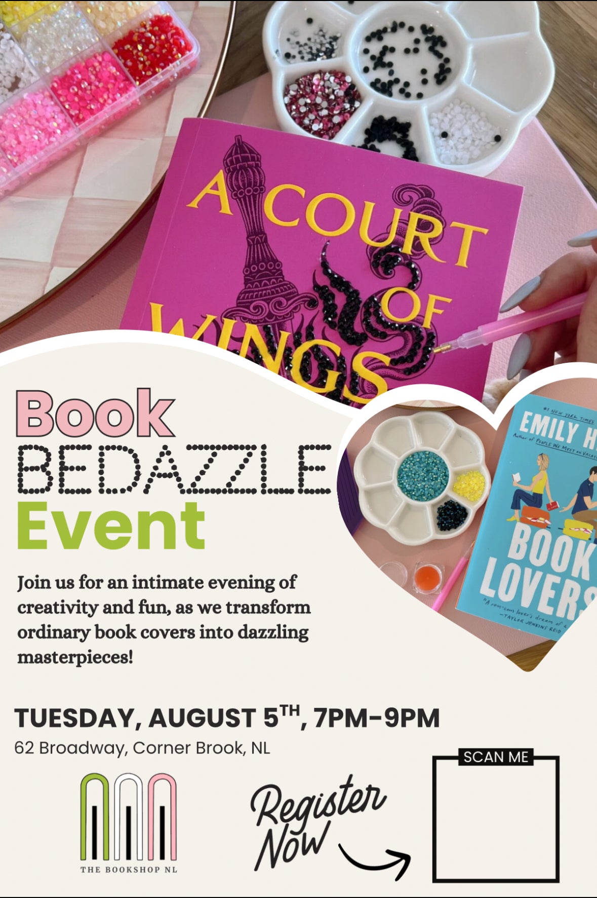 Book Bedazzle Event! 📖 ✨