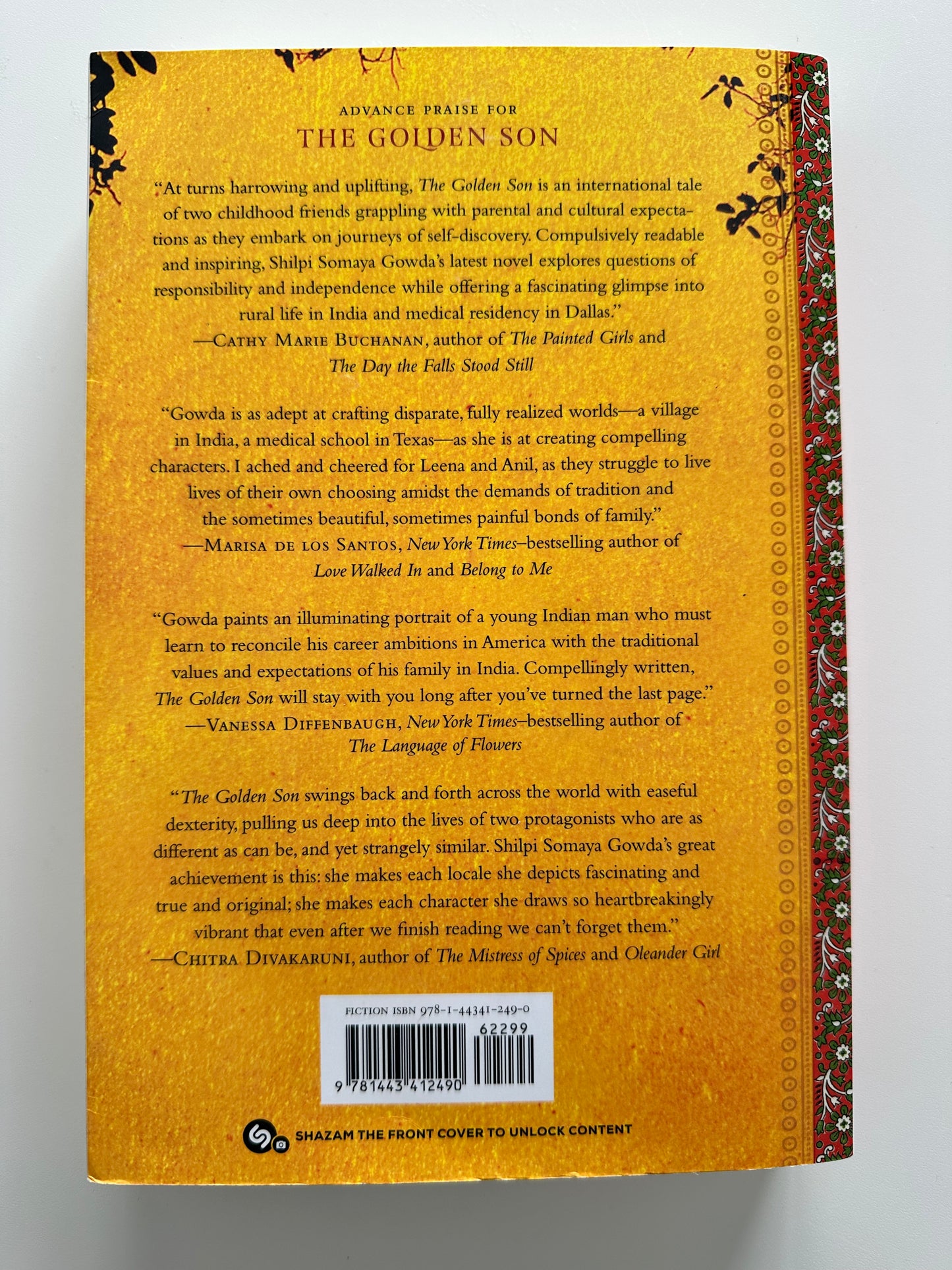 The Golden Son- Shilpi Somaya Gowda (Pre-Loved)