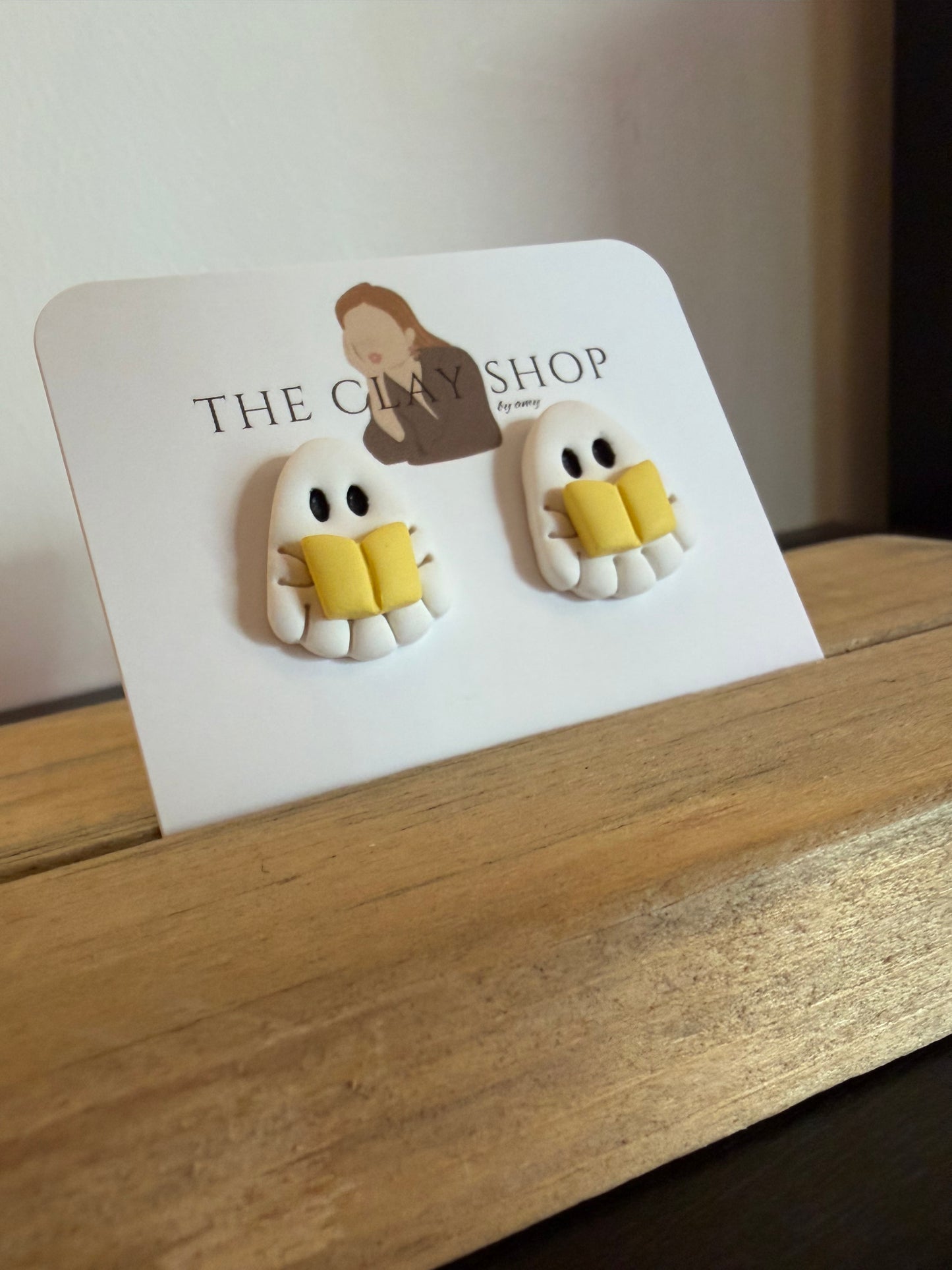 Reading Ghost Earrings