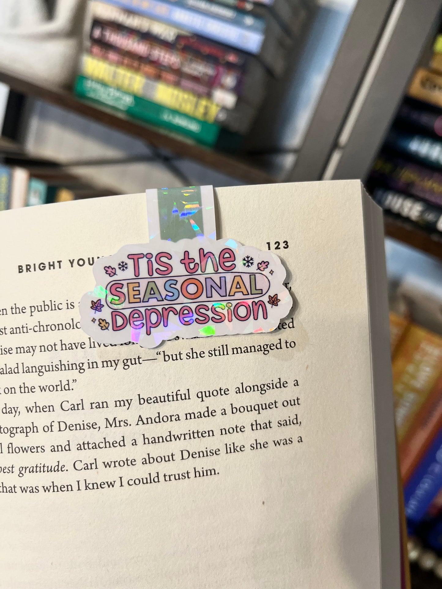 'Tis the Seasonal Depression - Magnetic Bookmark
