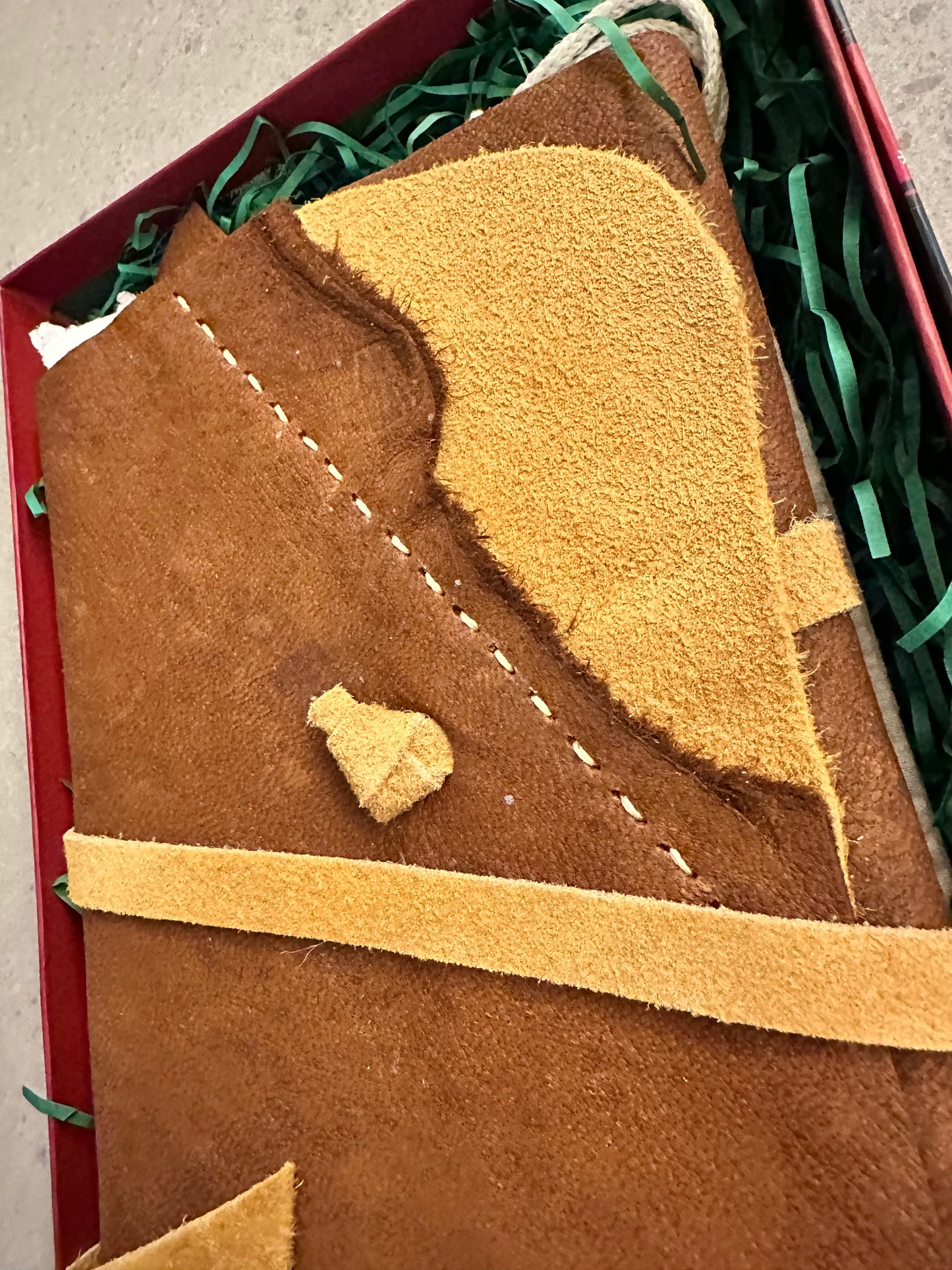 Handmade Moose Hide Leather Journal- Standard- Style A7