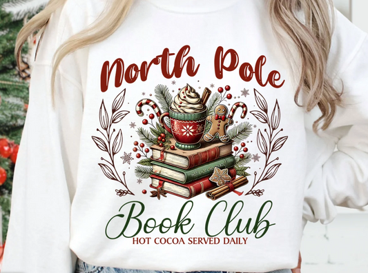 North Pole Book Club Crewneck Sweatshirt