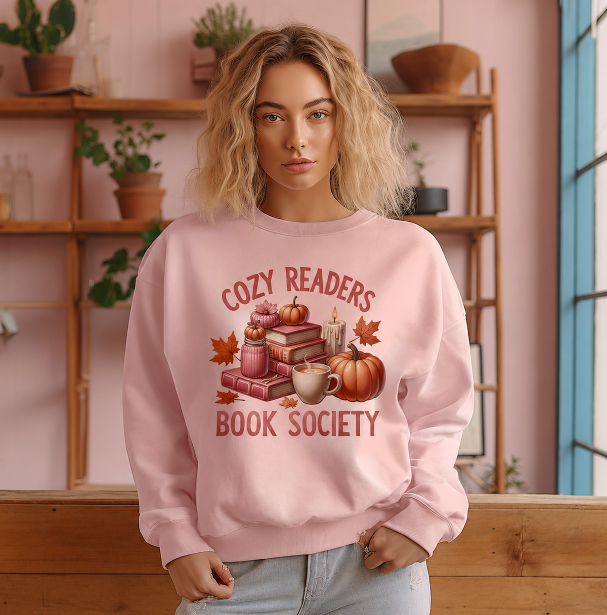 Cozy Readers Book Society Sweatshirt