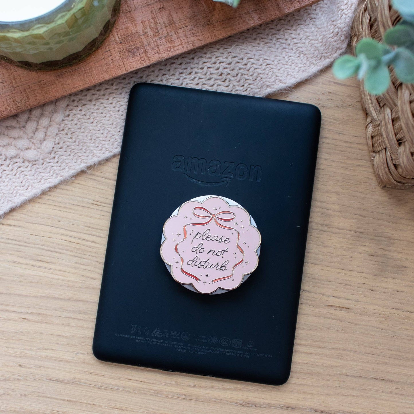 Enamel Please Do Not Disturb Phone/E-Reader Grip