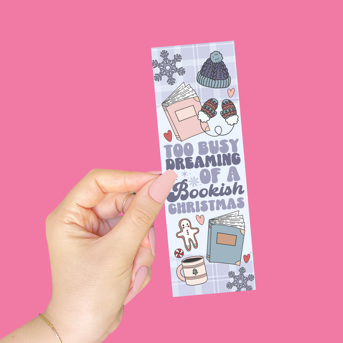Christmas Bookmark Set- 4 Pack