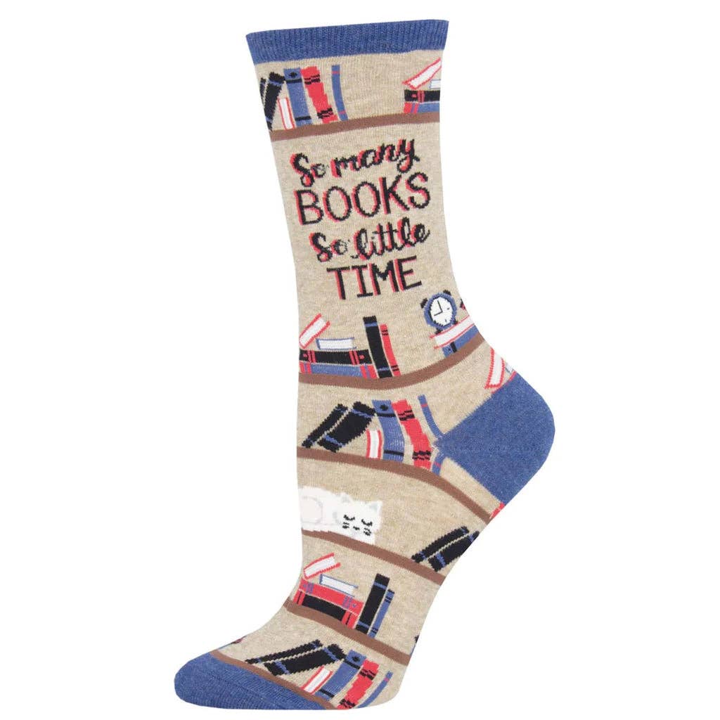 Ladies - Time For A Good Book: Hemp Heather / 9-11 (Womens Shoe Size 5-10.5)
