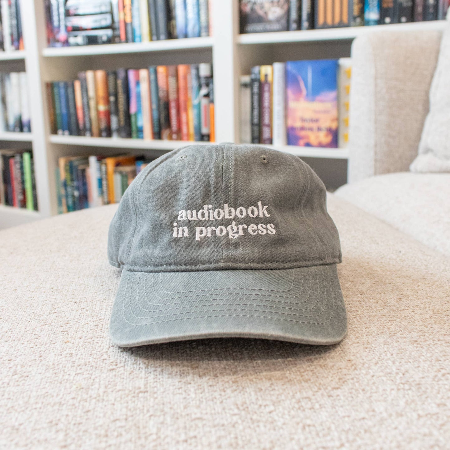 Audiobook in Progress Embroidered Hat