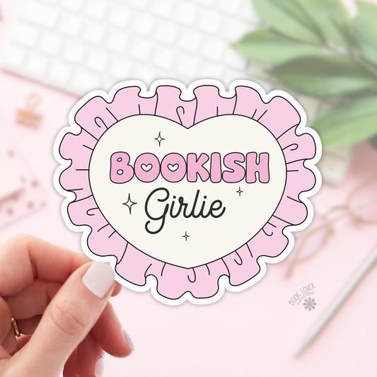 Bookish Girlie Sticker
