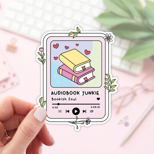 Audio Book Junkie Stickers