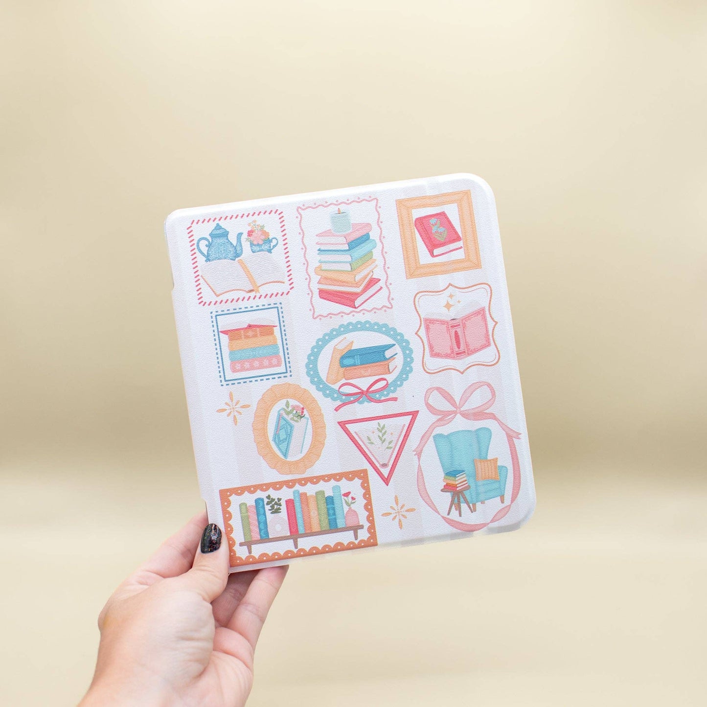 Bookish Frames Kobo Case - Clear Back