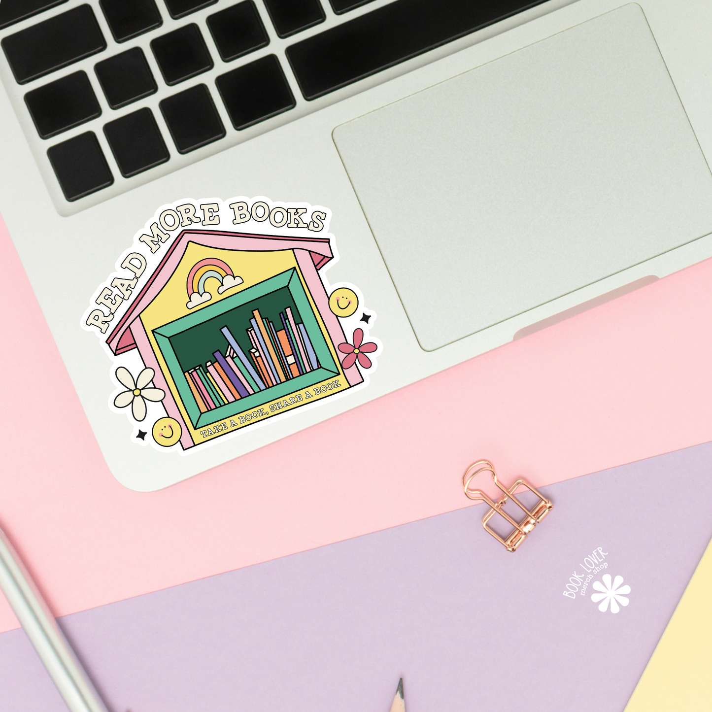 Read More Books Stickers / Bookish Stickers / Book Lover: 2''