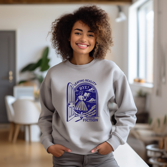 Leaving Reality Behind- Retro Crew Sweatshirt