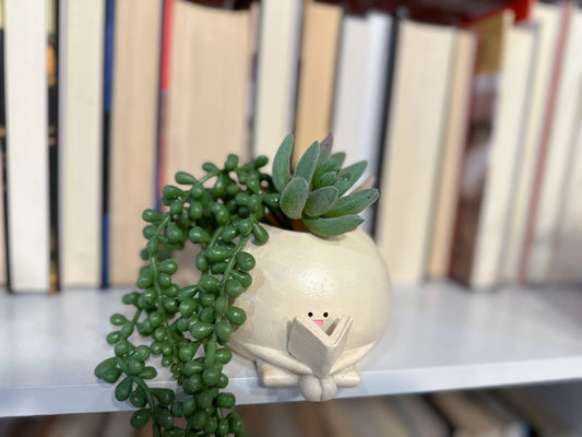 Happy Reader Planter